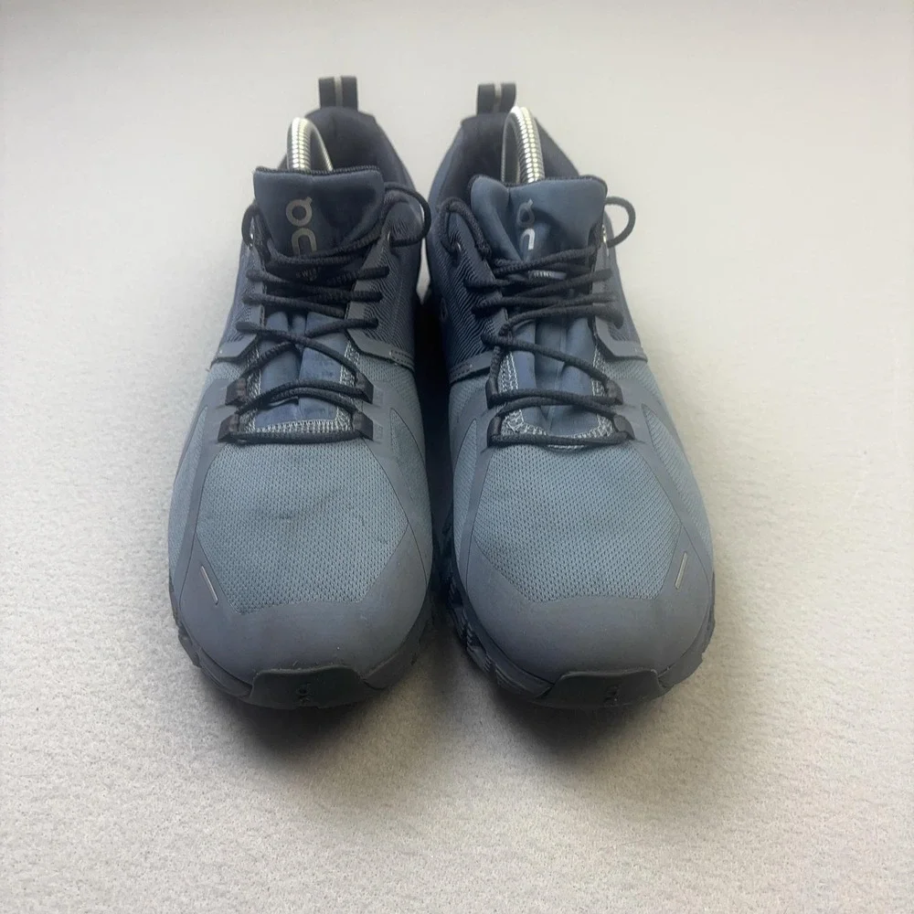 On Cloud Waterproof Shoes Mens Size 8.5 Blue CloudTec Running Sneakers 59.98531